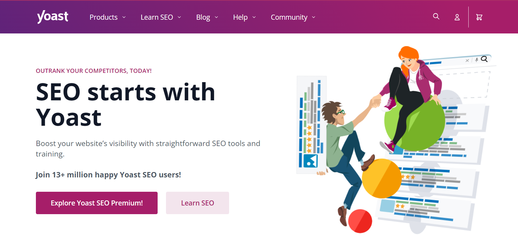 Illustration for the article 5 Best WordPress Plugins for SEO and Blogging